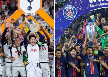 باريس سان جيرمان يواجه توتنهام في كأس السوبر الأوروبي الليلة