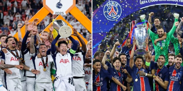باريس سان جيرمان يواجه توتنهام في كأس السوبر الأوروبي الليلة
