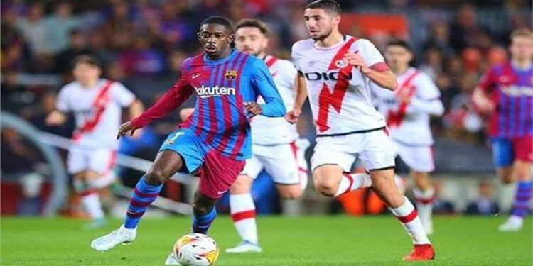 موعد مباراة برشلونة ورايو فاليكانو في الدوري الإسباني