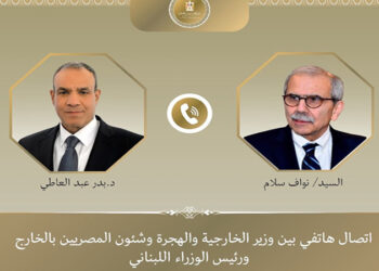 اتصال هاتفي بين وزير الخارجية ورئيس الوزراء اللبناني