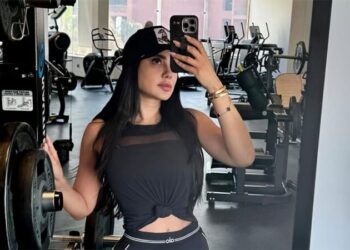 مي القاضي تخطف الأنظار من الجيم