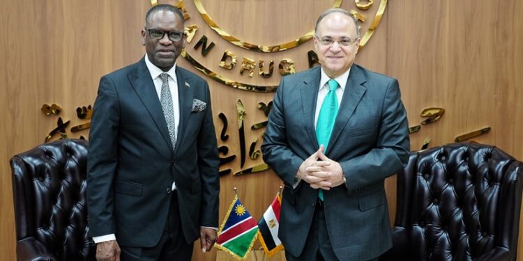 رئيس هيئة الدواء المصرية يبحث مع سفير ناميبيا تعزيز التعاون في تنظيم قطاع الدواء