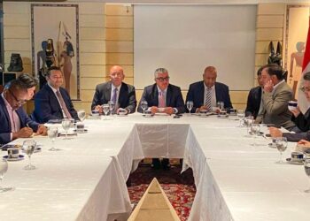 رئيس اقتصادية قناة السويس متحدثًا بحلقة نقاشية عقدتها OECD بمشاركة الاتحاد الإفريقي