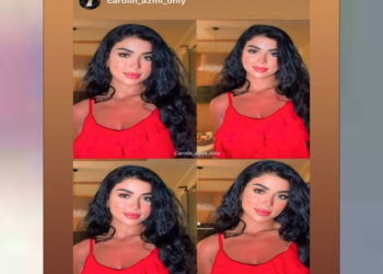 بفستان أحمر.. كارولين عزمي تخطف الأنظار بجمالها