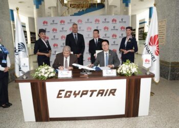 تعـــاون استراتيجي بين مصر للطيران وهواوي لتعزيز مزايا السفر والتحول الرقمي في مصر من أجل دعم النمو الاقتصادي