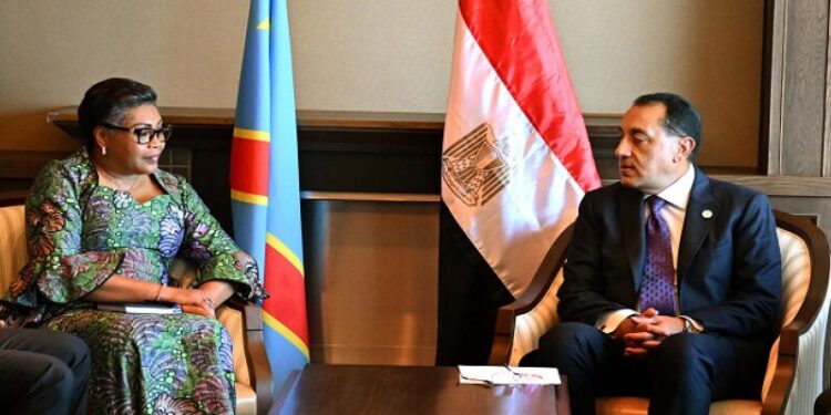 رئيس الوزراء يلتقى رئيسة وزراء الكونغو الديمقراطية