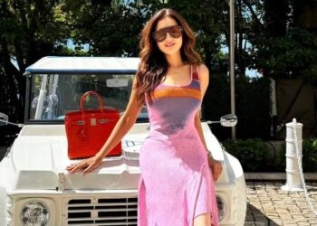 مي عمر تخطف الأنظار بإطلالة صيفية مبهجة