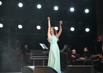 نانسي عجرم تتألق في العلمين الجديدة