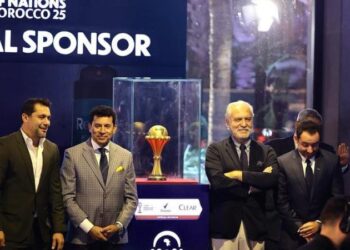 وزير الشباب والرياضة يشهد احتفالية استقبال كأس الأمم الافريقية  في مصر