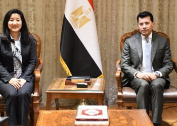 وزير الشباب والرياضة يستقبل الممثلة المقيمة الجديدة لبرنامج الأمم المتحدة الإنمائي (UNDP) في مصر