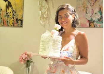 منة فضالي تحتفل بعيد ميلادها