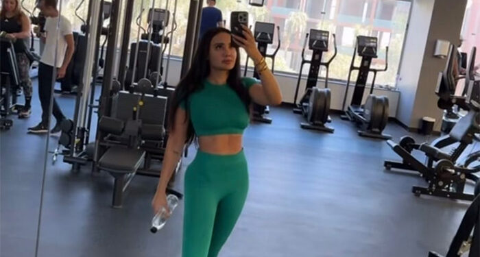 مي القاضي تخطف الأنظار بإطلالة جريئة من الجيم