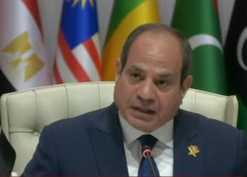 الرئيس السيسى: غطرسة إسرائيل تتطلب منا كقادة للعالمين العربى والإسلامى العمل معًا