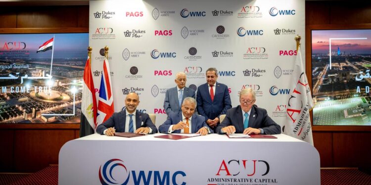 العاصمة الإدارية وWMC يوقعان اتفاقيات استراتيجية مع مؤسسات تعليمية بريطانية مرموقة تماشياً