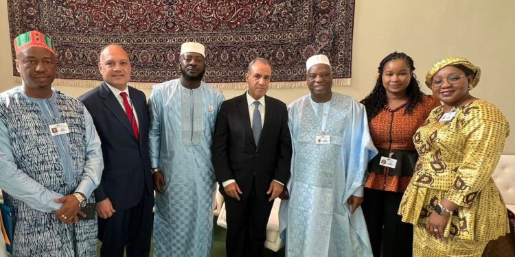 وزير الخارجية يلتقي بالسكرتير العام للأمم المتحدة