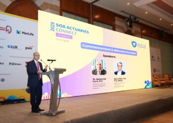 رئيس هيئة الرقابة المالية يلتقي طلاب ودارسي العلوم الاكتوارية في ختام منتدى الاكتواريين (SOA)