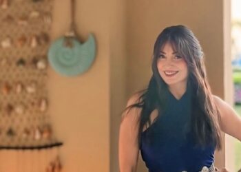 بفستان أزرق أنيق.. أحدث ظهور لـ نيرمين الفقي