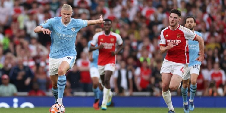 نتيجة مباراة مانشستر سيتي وأرسنال في الدوري الإنجليزي