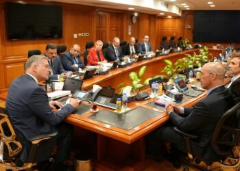 وزير البترول يلتقي نائب رئيس شركة إكس كاليبر  الأسبانية المتخصصة في المسح الجيوفيزيائي للإمكانات التعدينية