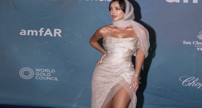 بسمة بوسيل تثير الجدل: فستان عارٍ مع نصف حجاب