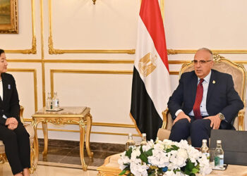 سويلم يلتقي الممثل المقيم لبرنامج الأمم المتحدة الإنمائي في مصر ضمن فعاليات “أسبوع القاهرة الثامن للمياه”