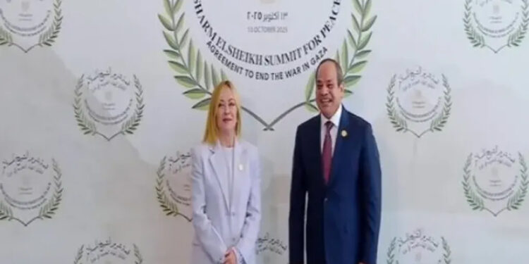 الرئيس السيسي يستقبل رئيسة وزراء الجمهورية الإيطالية