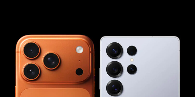 كاميرا آيفون 17 برو ماكس وجالكسي إس 25 ألترا