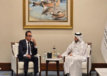 وزير الصحة يبحث مع نظيره القطري دعم القطاع الصحي في غزة