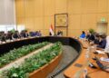 وزيرة التضامن تلتقي وفدًا من شركة اوتوبوك الألمانية لمتابعة تجهيز مراكز التجميع والمواءمة