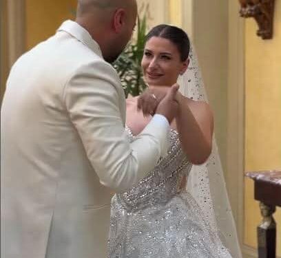 لقطات جديدة من حفل زفاف حاتم صلاح