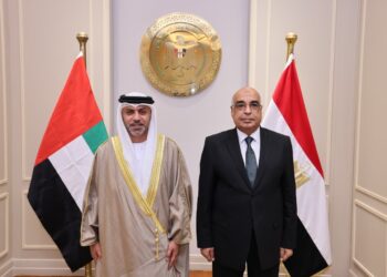 وزير العدل يستقبل سفير دولة الإمارات العربية المتحدة بالقاهرة