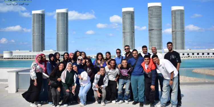 مدينة العلمين الجديدة تستقبل طلاب كلية الهندسة المعمارية بجامعة مايو لاكتساب الخبرات