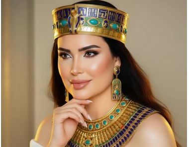 عبير صبري تحتفل بالمتحف المصري الكبير