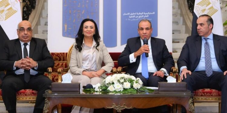 وزيرة التضامن تشهد احتفالية إطلاق التقرير الرابع لتنفيذ الاستراتيجية الوطنية لحقوق الإنسان