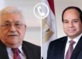 أبو مازن يشكر الرئيس السيسي لمنعه التهجير ودعم صمود الفلسطينيين