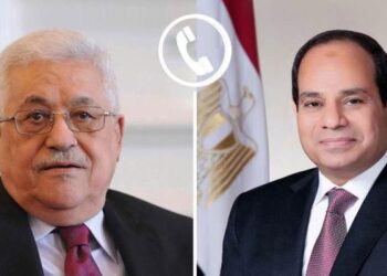 أبو مازن يشكر الرئيس السيسي لمنعه التهجير ودعم صمود الفلسطينيين
