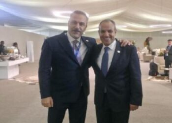 وزير الخارجية يلتقي نظيره التركي على هامش قمة مجموعة العشرين في جوهانسبرج