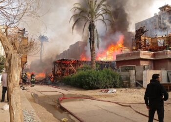 وزير الثقافة يؤكد السيطرة على حريق موقع تصوير مفتوح باستوديو مصر دون خسائر في الأرواح