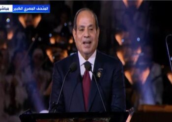 الرئيس السيسى: هذا الإنجاز جاء نتيجة تعاون دولى ولا ننسى الدعم الذى قدمته اليابان