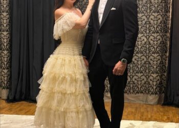 نجوم الفن يهنئون مى عز الدين بزواجها