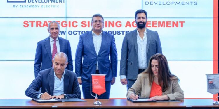 «مجموعة عربية للتنمية» توقّع اتفاقية مع «السويدي للتنمية الصناعية» لتطوير وإدارة منطقة صناعية بمدينة السادس من أكتوبر الجديدة