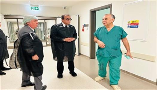 وزير الصحة يزور مدينة «باشاك شهير تشام وساكورا» الطبية أكبر مجمع طبي في أوروبا بإسطنبول