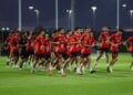 الأهلي يخوض مرانه الأول فى الإمارات اليوم استعداداً للسوبر المصري