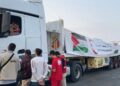 إطلاق قافلة زاد العزة الـ68 إلى غزة بحمولة 280 ألف سلة غدائية