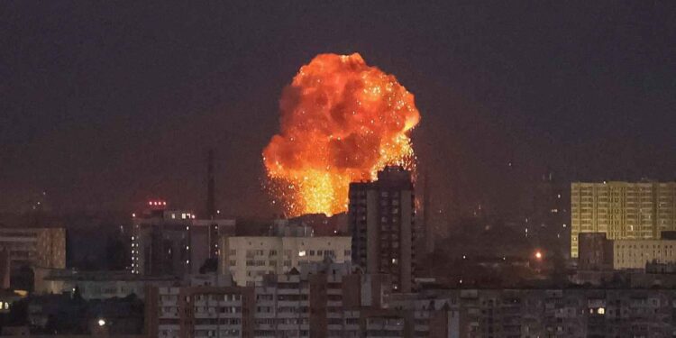 هجوم روسي جديد بصواريخ فرط صوتية يستهدف كييف