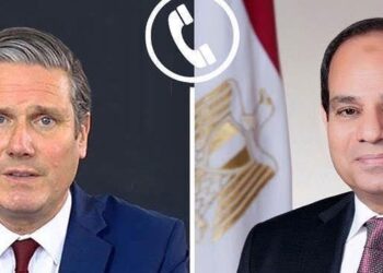 الرئيس السيسي يتلقى اتصالًا هاتفيًا رئيس وزراء المملكة المتحدة