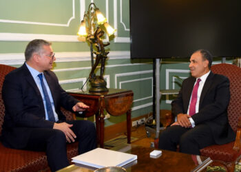 وزير الخارجية يستقبل وزير البترول والثروة المعدنية