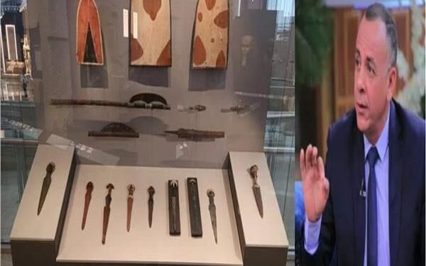 بلطة عمرها 700 ألف سنة داخل المتحف المصري الكبير.. مصطفى وزيري يكشف التفاصيل| فيديو