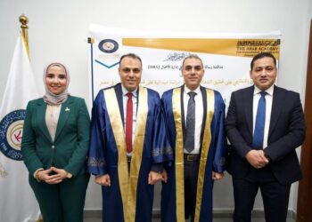 منح الدكتوراه في إدارة الأعمال لمديري المصرية للاتصالات أحمد عبد اللاه وأبو بكر عبد اللاه في احتفالية أكاديمية رفيعة