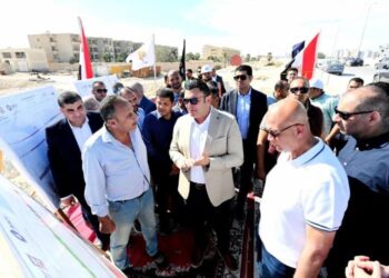 وزير الإسكان يتفقد مشروعي M8 by the lake وبوغاز توصيل المياه لبحيرة نيو مارينا